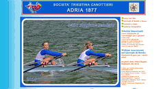 Desktop Screenshot of canottieriadria1877.com